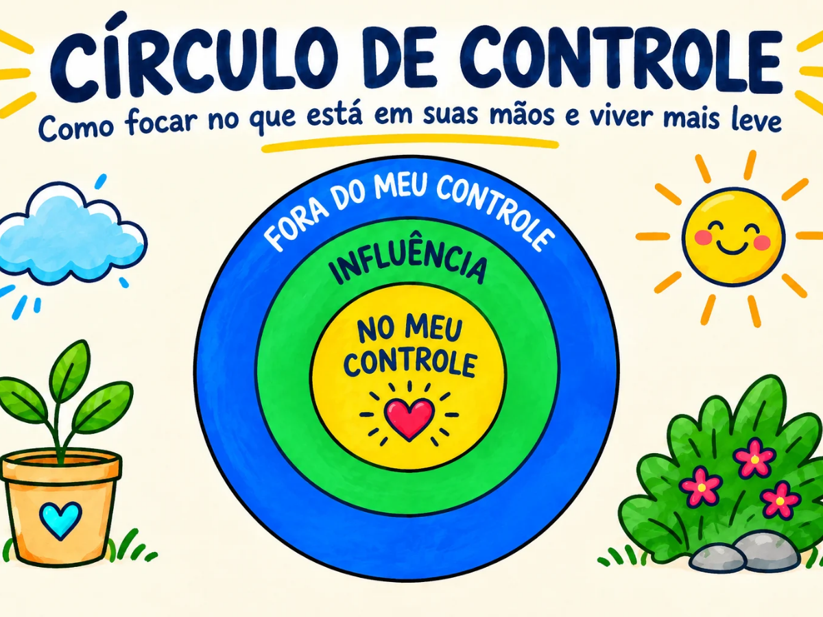 Círculo de Controle: como focar no que está em suas mãos e viver mais leve